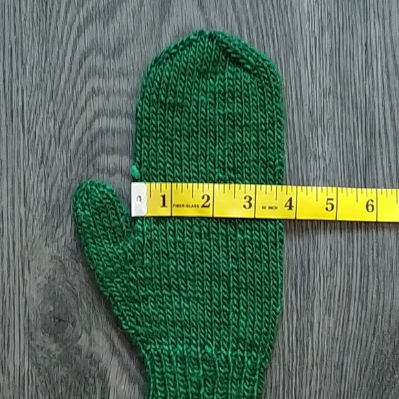 Hand Knit Alpaca Silk Mittens - Picture 8 of 9